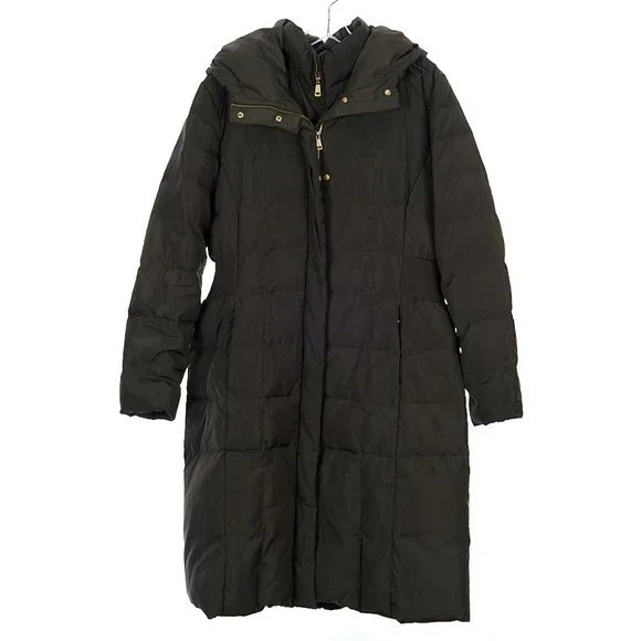 Cole Haan Bib Insert Down & Feather Fill Coat Women's Size XL - Picture 2 of 12